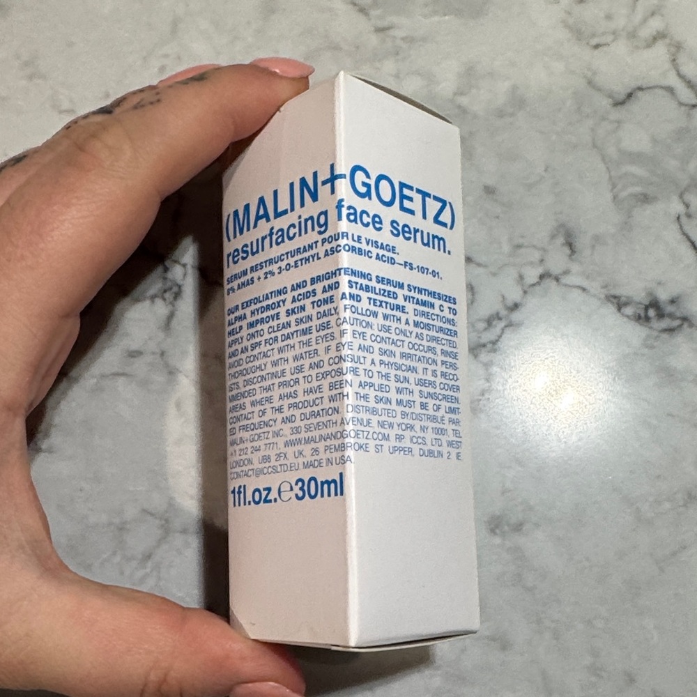 Malin+Goetz Resurfacing Face Serum - White